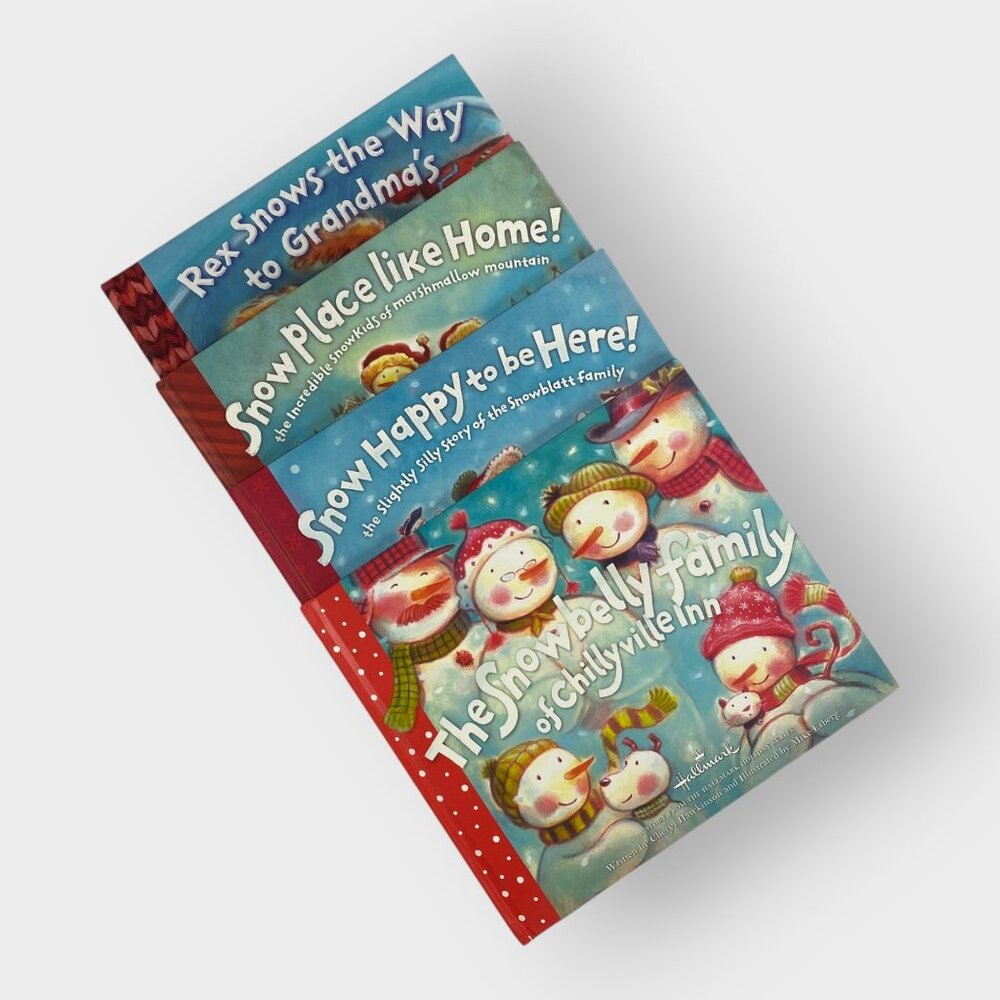 Lot of Hallmark Snowbelly Family Chillyville Inn Hardcover Books | Christmas